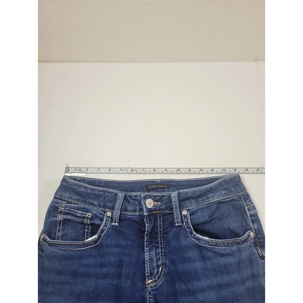 Silver Jeans Co. Boyfriend Jeans Womens 29 Blue Excellent‎ Medium Wash Denim
